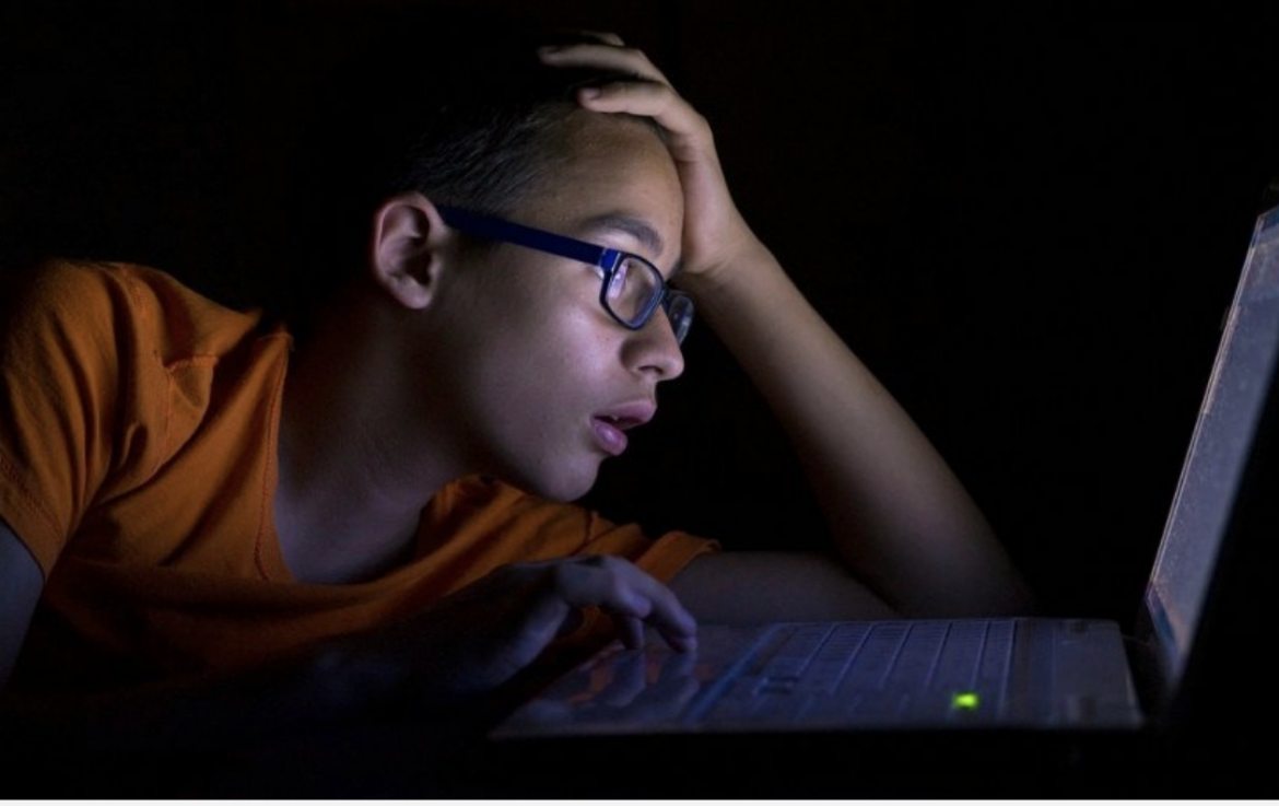 Online Tech Addiction Zoom call